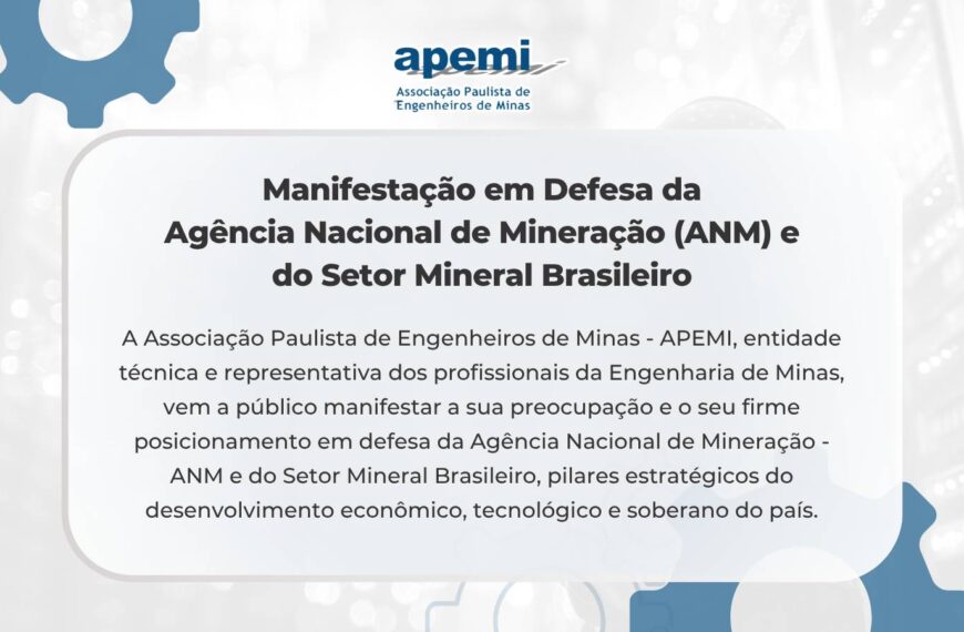 Manifestação em defesa ANM e Setor Mineral Brasileiro