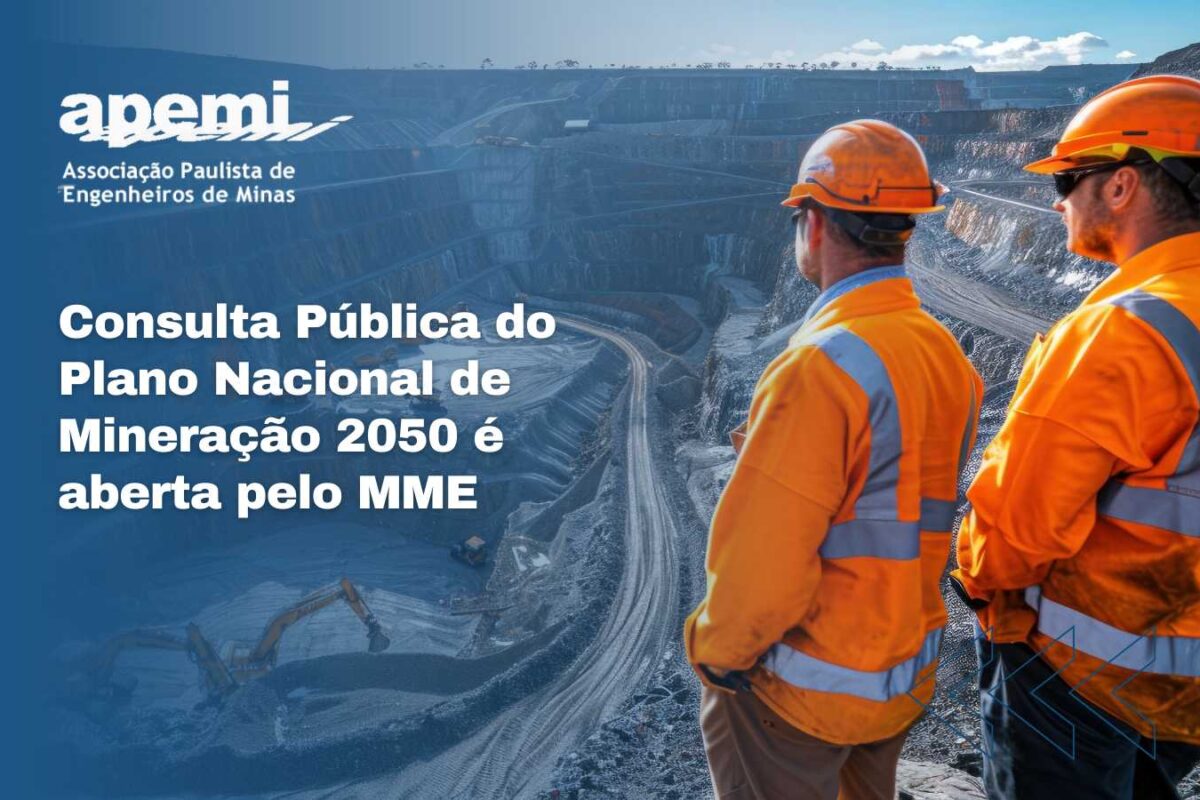 Consulta pública do Plano Nacional de Mineração 2050