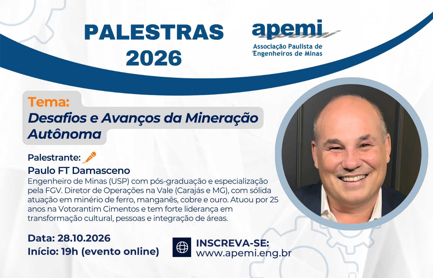 Palestra Desafios e Avanços da Mineração Autônoma